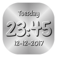 Carved Digital Clock Live Wallpaper 3D with photo APK